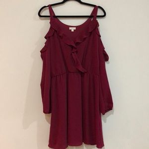 Women’s cold shoulder dress